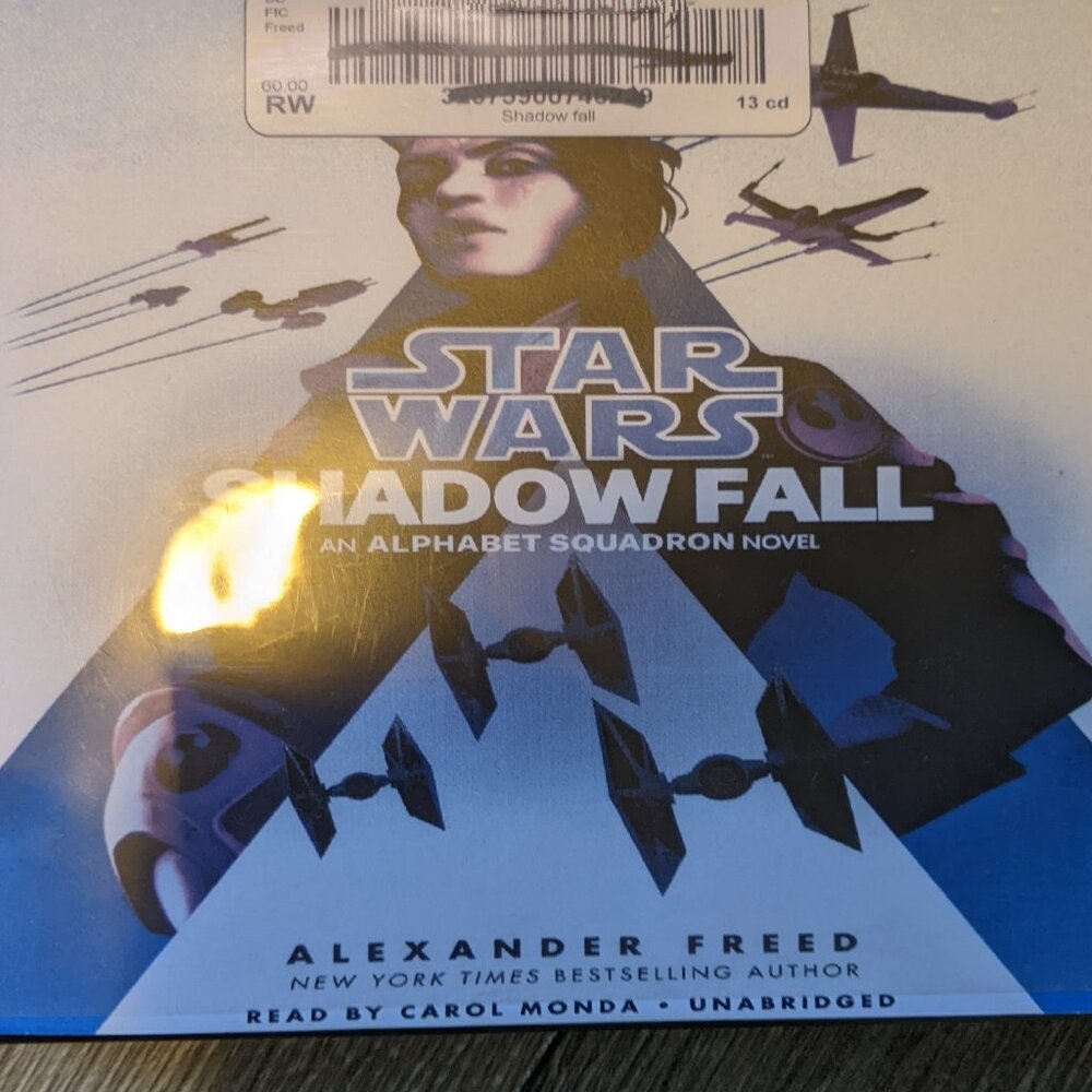 Shadow Fall (Star Wars): An Alphabet Squadron Novel audio disc